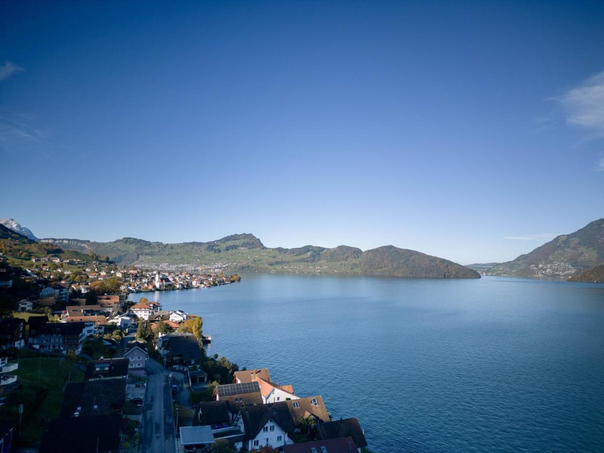 Chez-Marie Vue Fantastique Entre Lac Et Montagne Beckenried Dış mekan fotoğraf
